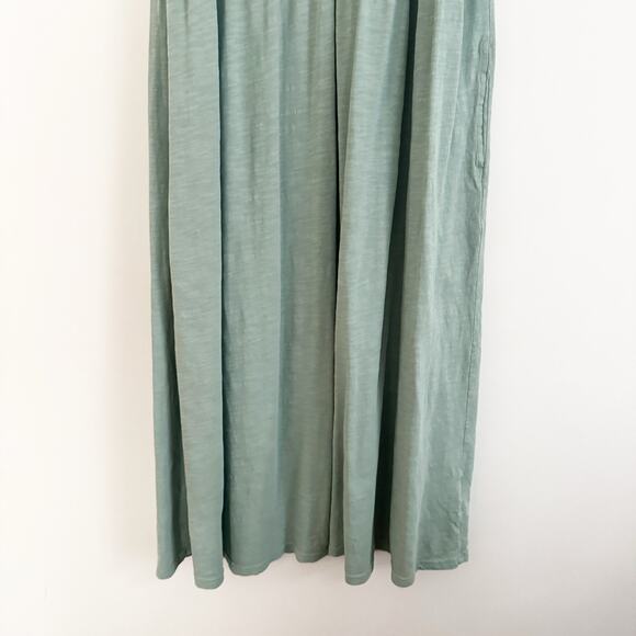 PACT Relaxed Slub Henley Tank Dress Sky Blue Large L - Picture 6 of 12
